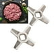 thumbnail image 4 of Cortador De Cuchillos Para Picadora De Carne, Reemplazo De Corte Eficiente, Cuchilla Para Picadora De Carne De Acero Inoxidable Confiable De 2 Piezas Para Cocina, 4 of 7