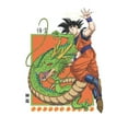 thumbnail image 2 of Dragon Ball Z Goku Men's White Graphic Tee - 5XL, 2 of 4