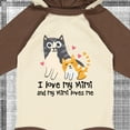 thumbnail image 4 of Inktastic I Love My Mimi Loves Me Cat Boys or Girls Long Sleeve Baby Bodysuit, 4 of 5