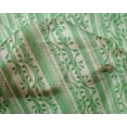 thumbnail image 5 of oneOone Silk Tabby Sea Green Fabric Block Sewing Craft Projects Fabric Prints By Yard 42 Inch Wide, 5 of 5