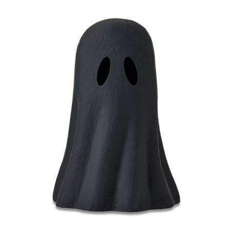 Paper Mache Ghost Black Tabletop Decor, 11" Height, Fall by Way To Celebrate