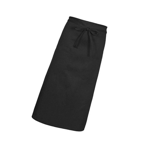 Men Women Black Restaurant Chef Half Apron Waist Apron Black Apron