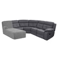 thumbnail image 4 of Funda para muebles ULTICOR, funda de diván adicional, gris claro, grande a la izquierda, 4 of 4