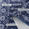thumbnail image 6 of ASPILLOW Washable Rug 5x7 Blue for Living Room, Soft Non Shedding Low Pile Carpet for Dining Room Bedroom Den, 6 of 9