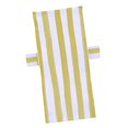 thumbnail image 3 of QccHieUs Beach Chair Cover Chaise Lounge Chair Cover Convenient Striped with Side Pockets Yellow, 3 of 9