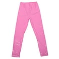 thumbnail image 5 of FONDOTIN High Waist PU Leggings Pink Stretchy and Breathable Fabric for Women 1Pack, 5 of 8