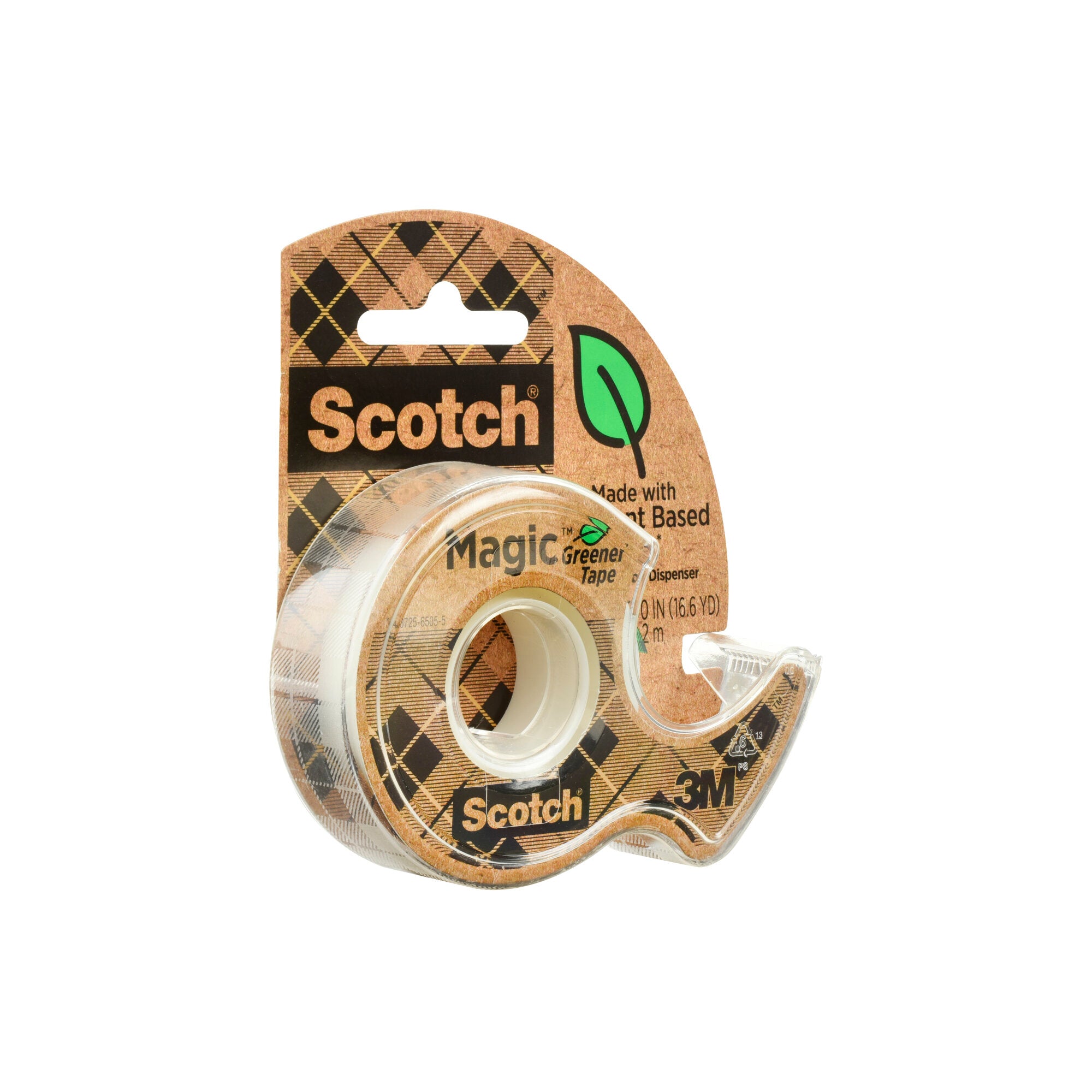 Scotch Magic Greener Tape 6123-SIOC, 3/4 in x 600 in (19 mm x 15.2 m)