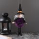 thumbnail image 3 of Witch Colgante de calabaza para Halloween, adorno de muñeca, muñecas de calavera de bruja, fiesta de diciembre, 3 of 5