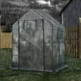 thumbnail image 3 of EEEkit 50pcs 6" Garden Landscape Staples, Galvanized Pins for Weed Barrier Fabric, U-Shaped, Silver, 3 of 5