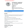 thumbnail image 2 of Front Brake Rotor - Compatible with 2014 - 2016 Mercedes-Benz E250 2015, 2 of 2