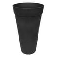 thumbnail image 1 of Tierra Verde Aria Indoor Outdoor Self Watering Tall Planter, 15"W x 26"H, Black, 1 of 9