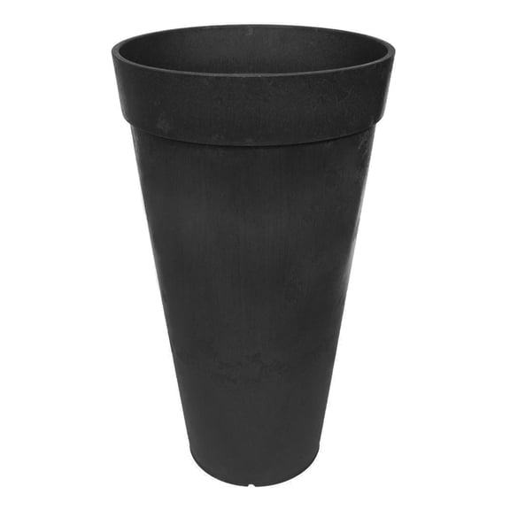 Tierra Verde Aria Indoor Outdoor Self Watering Planter, 15" x 26" , Black