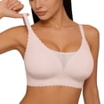 thumbnail image 7 of qelini Lace Bras for Women Thin Strap Wireless Breathable Bralettes Side Support Seamless Everyday Tshirt Bra, 7 of 7
