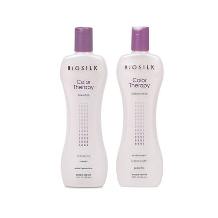 BioSilk Color Therapy Shampoo + Conditioner 12 oz each. - Combo