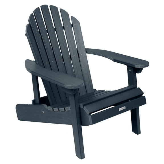 Highwood's Hamilton Adirondack Chair - Folding & Reclining, Outdoor, Eco-friendly, Synthetic Wood