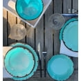 thumbnail image 3 of Fox Run Melamine Dinnerware Set, 12-Piece, Teal, 3 of 6