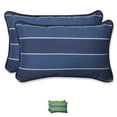 thumbnail image 2 of Pillow Perfect 568416 Wickenburg Indigo Rectangular Throw Pillow - Set of 2, 2 of 4