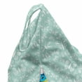 thumbnail image 5 of Butterfly Lounger Chair Bag, Monochrome Style of Various Flying Insects Botanical Elements, High Capacity Storage with Handle Container, Lounger Size, Pale Seafoam and White, by Ambesonne, 5 of 5