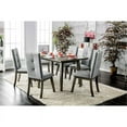 thumbnail image 2 of Furniture of America Mecca Wood 7-Piece Dining Table Set in Gray, 2 of 7