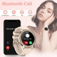 thumbnail image 6 of Jelloo Smart Watches for Women, Fashionable Look Ladies Watch with Bluetooth Calls, Fitness Trackers Smartwatch with Step Counter Message Reminder, for iOS Android, 6 of 7