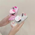 thumbnail image 4 of original Sanrio Hello Kitty Stand Phone Case For iPhone 14 11 13 12 Pro Max XR XS 7 8 Plus SE 2 Shockproof Cover Y2K Accessories, 4 of 6