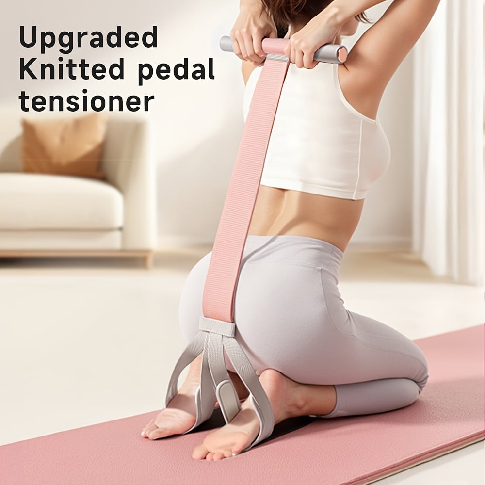 Multifunctional Fabric Resistance Band, Yoga Pull-Up Aid, Leg Stretching Strap for Sit-Ups, Elastic Rope for Core and Arm Workout, Full Body & Leg Strength Training