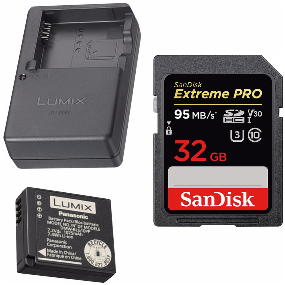Panasonic LUMIX Battery and External Charger Travel Pack with 32GB SD