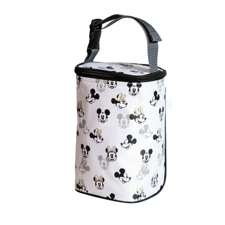 UPC: 0052678390006 | J.L. Childress Disney Baby Two COOL Breastmilk Cooler Baby Bottle & Baby Food Bag Mickey Minnie Ivory