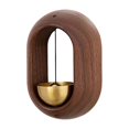 thumbnail image 2 of sunsanly Wood Brass Shopkeepers Bell Loud Sound Front Door Hanging Bell Wind Chime Magnetic Door Opening Doorbell Home Office Shop Entrance Decoration, 2 of 8