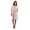 Pink, variant on Casual Nights Women's Long Sleeve Zip Up Front Short Fleece Robe