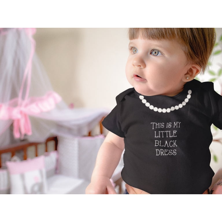 blue dress for baby girl Little Black Dress Onesie