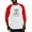 Red/White, variant on CafePress - Winning Move [Wargames] Baseball Jersey - Cotton Baseball Jersey, 3/4 Raglan Sleeve Shirt