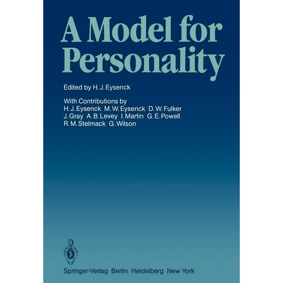 A Model for Personality, (Paperback)