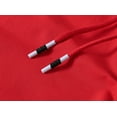 thumbnail image 6 of Tyhengta Mens Shorts Casual Drawstring Zipper Pockets Elastic Waist Red 46, 6 of 8