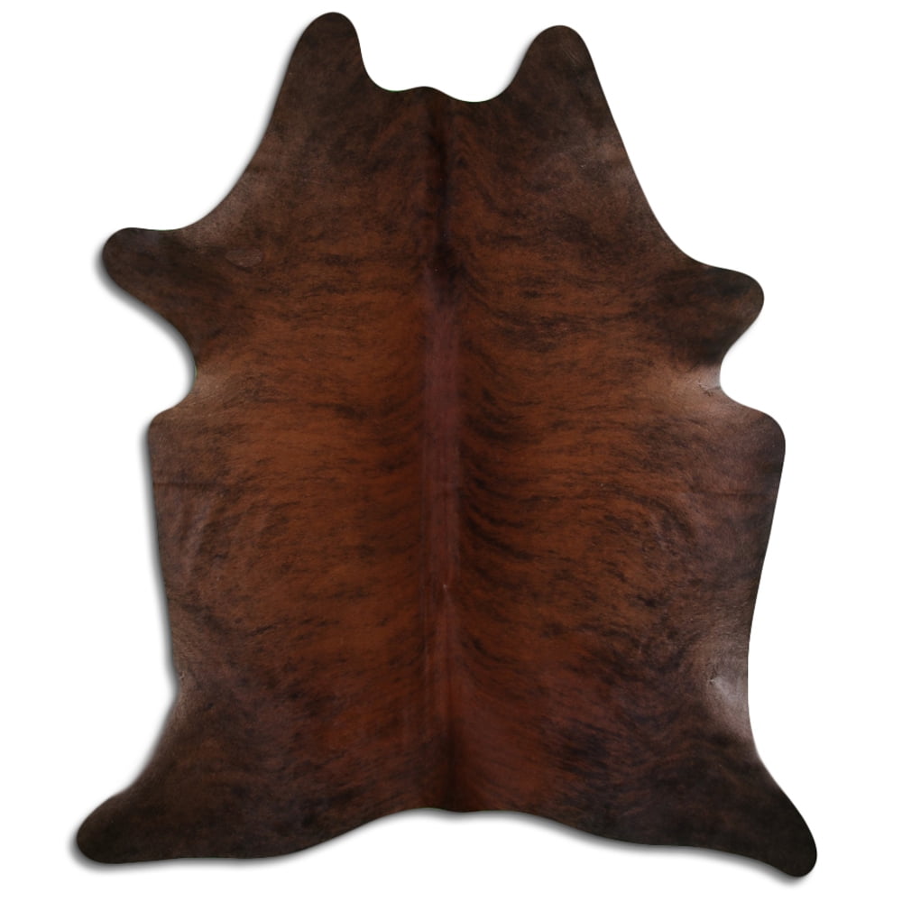 64CP 8 Ft X 6.5 Ft Hair On Leather Cowhide From Brazil Skin Rug Carpet