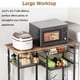 thumbnail image 3 of Soporte LAKEMID para microondas Kitchen Bakers Rack con almacenamiento, 3 of 7