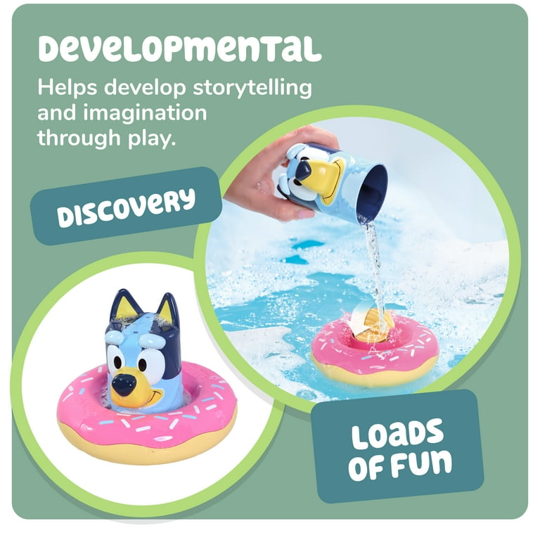 Toomies Bluey Bath Toys Splash Float Bluey