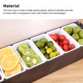 thumbnail image 4 of facefd Storage Box Ice Serving Tray Washable Seasoning Case Household Accessories Fruit Container Kitchen Supplies Fresh-keeping Box 5 Grids, 4 of 8