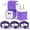 3pcs Purple, variant on Type C Charger Block,KIGPOZI 3 Pack USB Wall Charger with 10FT Type C Cable, 18W Fast Charging Block USB Charger Adapter with USB C Charing Cable Type C Block USB Plug Cube USB Cables USB Brick, Blue