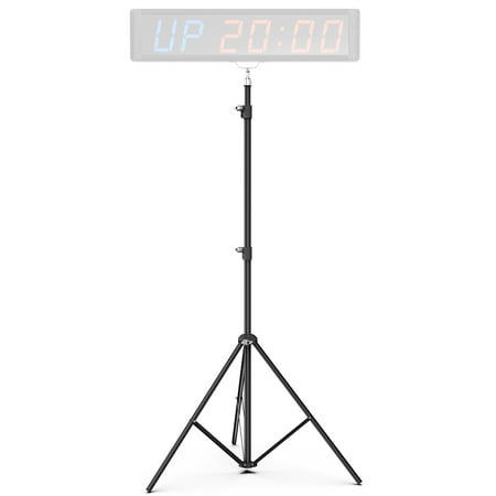 Synergee Gym Timer Stand Compatible with Large 29” Synergee Gym Timer. Free Standing Tripod Adjustable Height 36”- 81