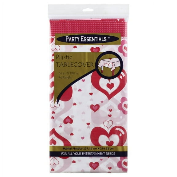 1 - Party Essentials 54" X 108" Heavy Duty Rectangular Plastic Table Covers - Yellow