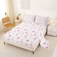 thumbnail image 2 of Erosebridal Kids Cartoon Bow-tie Queen Sheet Sets, Cute Polkadots Bed Set, 4 Pieces, 2 of 5
