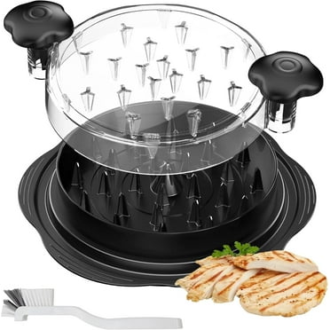 DNEKSEIK Chicken Shredder, 25CM Visible Chicken Breast Shredder Tool, Large Meat Shredder Machine, Ergonomic Handle, Anti-Slip, Heat Resistant, BPA Free