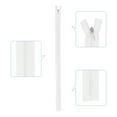 thumbnail image 4 of Uxcell Invisible Zippers, 5Pcs 18 inch Nylon Hidden Sewing Zippers for Sewing DIY Handmade, True White, 4 of 6