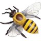 thumbnail image 3 of Figura de abeja de Safari Ltd. - Modelo realista de 14 cm - Juguete educativo para niños, niñas y niños a partir de 3 años, 3 of 5
