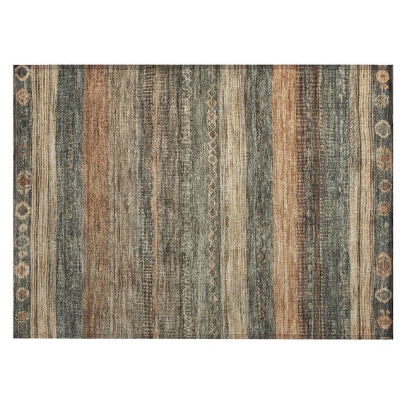 Dalyn Rugs Machine Washable Indoor/Outdoor Chantille Fern 1'8" x 2'6" Rug