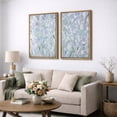 thumbnail image 3 of Framed Canvas Wall Art Set of 2 Neutral Abstract Floral Botanical Prints for Living Room Decoration - 24"x36"x2 NATURAL, 3 of 8