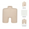thumbnail image 6 of Boho Minimalist Ceramic Vase - Unique Stoneware Decorative Accent for Home & Office - Modern Aesthetic Design - Ideal for Bedroom & Living Room - 9" Ivory, 6 of 13