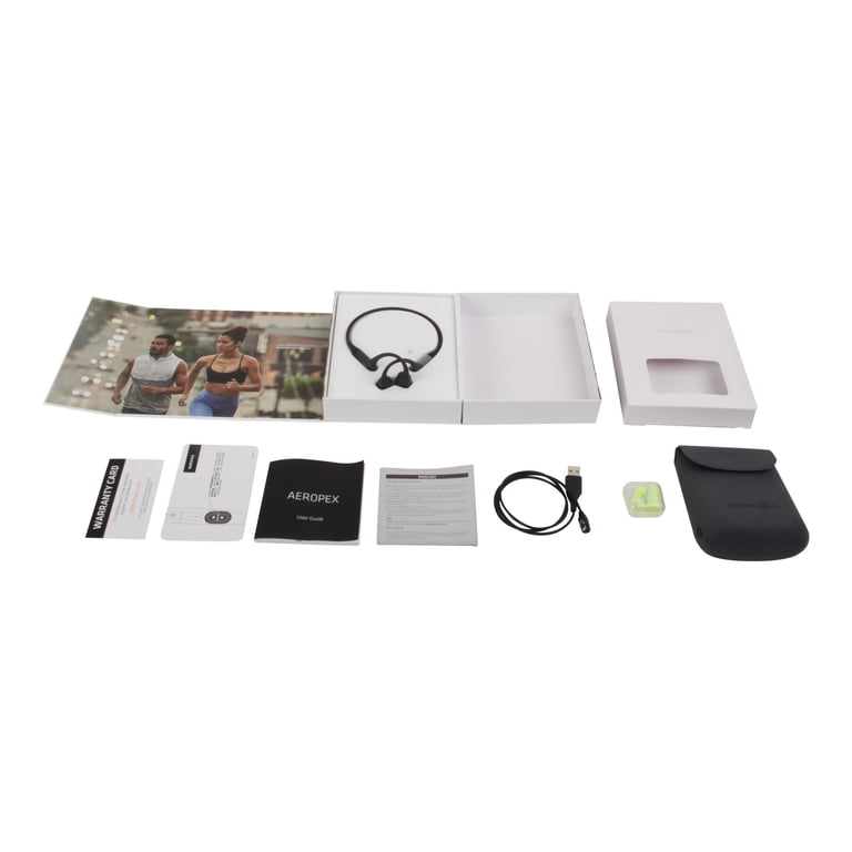 AFTERSHOKZ AEROPEX COSMIC BLACK おまけ付き Aftershokz Aeropex - Bone Structure Athletic Jogging Headphones