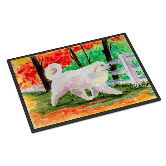 Carolines Treasures SS8472MAT Great Pyrenees Doormat 18x27 27"L x 18"W multicolor